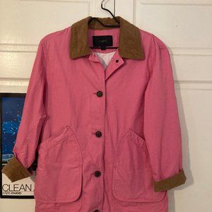 Pink J. Crew Chore Jacket XS